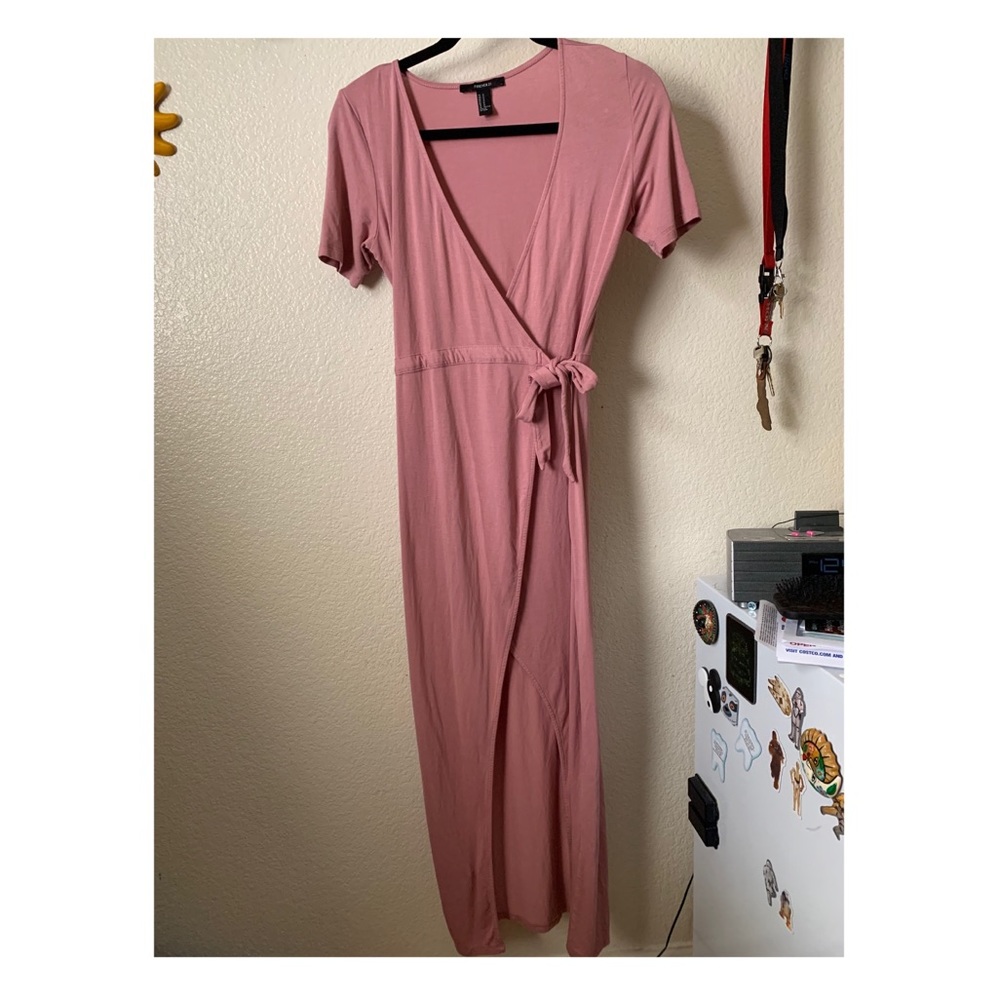 Maxi wrap dress